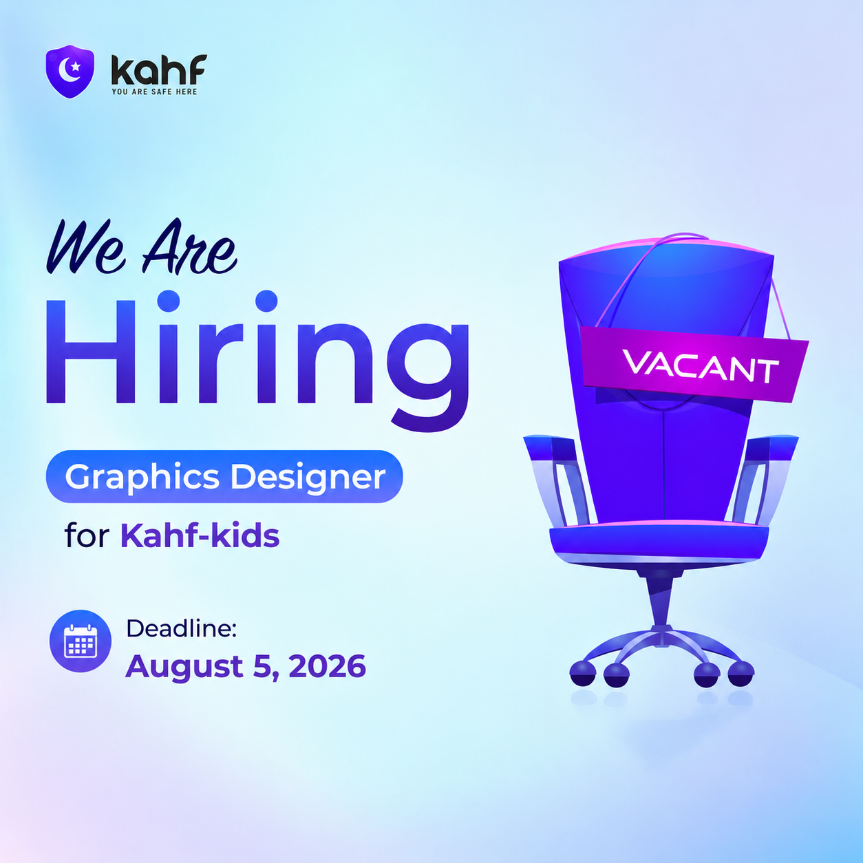 Graphic Designer for Kahf Kids — Kahf